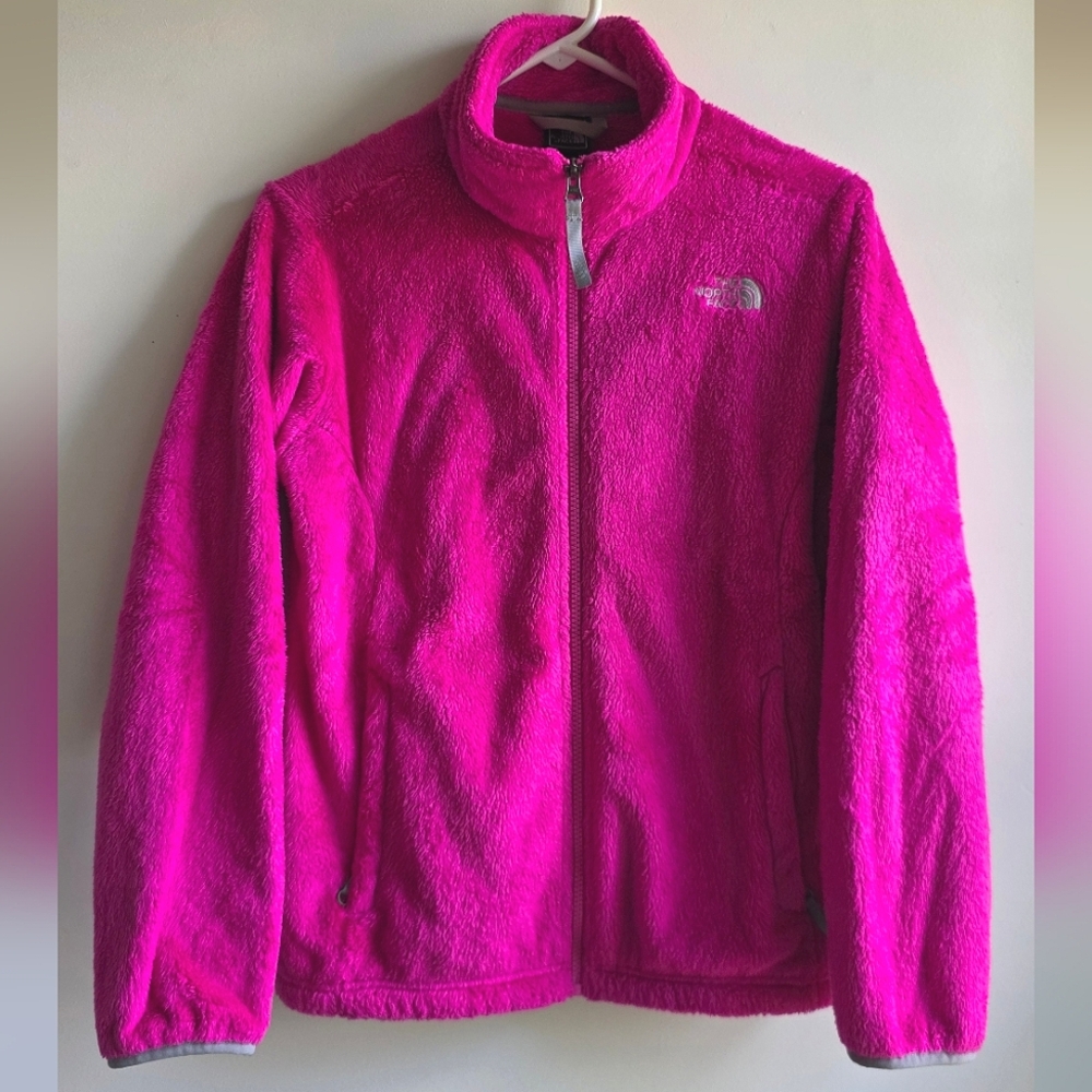 The North Face Osito Fleece Full Zip Jacket, Fuchsia Pink 